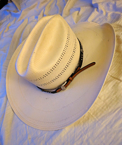 Stetson white straw - white, western